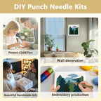 Doodlream Pine Tree Forest DIY Punch Needle Embroidery Kit - Image 4