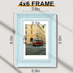 Vittanly 4x6 Picture Frames Set of 2, Ornate Vintage Photo Frame - Image 3