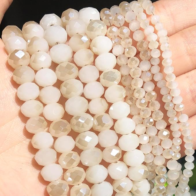 180pcs 10mm Crystal Glass Beads - Image 3