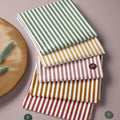 Striped Cotton Fabric Bundle, 5 Coordinating Stripe Fabric Panels, 23.6 x 11.8 by FabricsTown