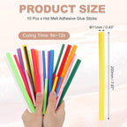 PATIKIL Hot Glue Sticks for Glue Gun, Light Yellow - Image 2