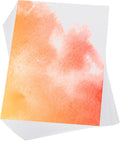 PATIKIL 100 Pcs Pure Cotton Watercolor Paper 140lb/300 GSM Water Coloring Paint by PATIKIL