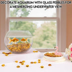 Glass Marbles, 0.97 LB Transparent and Smooth Flat Glass Beads - Image 4