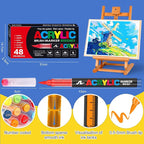 Amamao Acrylic Paint Markers, Soft Brush Tip Pens and Markers, Acrylic Paint - Image 8