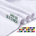 White Felt Fabric 36" x 72" 1.6mm Thick Large Craft Sheet | Soft, Flexible Felt by MEDIANER