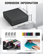 ZLCA Card Storage Box for MTG PTCG, Commander Deck Box Holds 3200+ Cards - Image 2