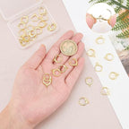 PH PandaHall 30pcs 18K Gold Plated Earring Hooks Huggie Hoop Earring Findings - Image 6