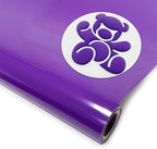 DUEUIOE Deep Purple Puff Vinyl Heat Transfer 12Inch x 6Ft, Puff Htv by Unknown