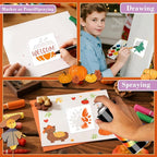 72 PCS 3x3 Inch Thanksgiving Stencils - Image 9