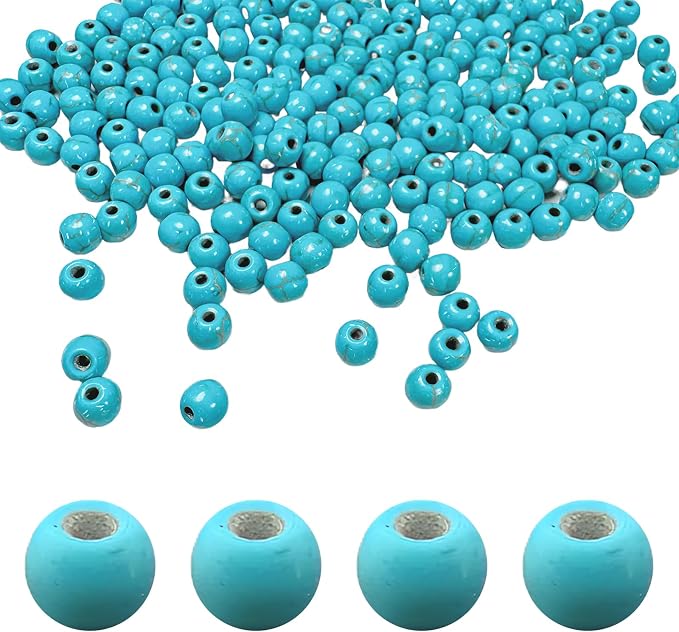 Turquoise Beads Bulk 4mm by PAMIRTONG