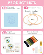 TINDTOP Embroidery Kit for Beginners Adult, Bird Embroidery Kit | Include - Image 2
