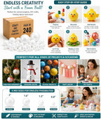 Evershine 240 Pack Craft Foam Ball - Image 6
