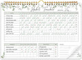 Habit Tracker Calendar-12 Months Undated Daily Weekly Goal and Habit Tracker by PIOOJK