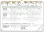 Habit Tracker Calendar-12 Months Undated Daily Weekly Goal and Habit Tracker by PIOOJK
