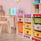 JarThenaAMCS 45Pcs Valentine's Day Glitter Heart Paper Cut-Outs - Image 6