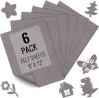 IONTACH 9" X 12" Soft Felt Sheets 1.6mm Thick | Felt Fabric by IONTACH