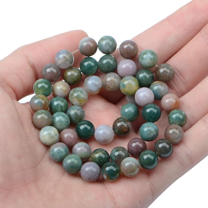 AD Beads Natural Gemstone Round Loose Beads 15" - Image 3