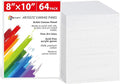 Simetufy 64 Pack Canvas Boards for Painting 8 x 10 inch, Bulk Blank Canvas for by Simetufy