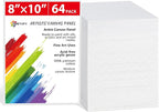 Simetufy 64 Pack Canvas Boards for Painting 8 x 10 inch, Bulk Blank Canvas for by Simetufy