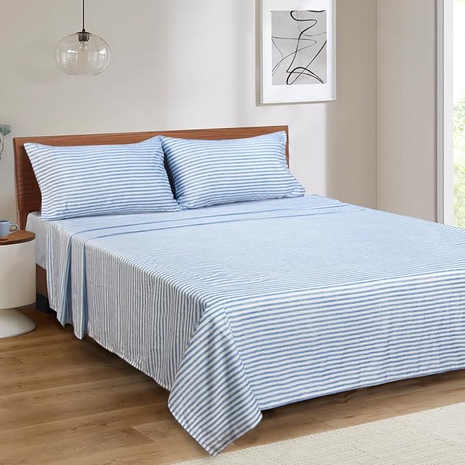 Mejoroom Striped Full Size Sheets - Image 5