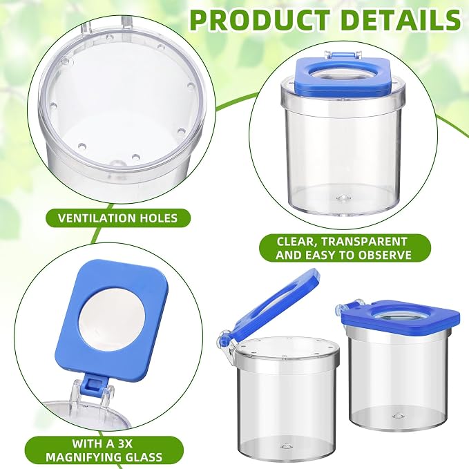 Halloscume 48 Pcs Insect Bug Viewer - Image 3