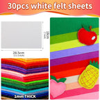 IOOLEEM White Felt Sheets - Image 2