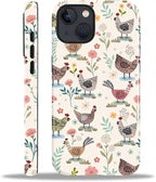 ZHEGAILIAN Case for iPhone 15, Chicken Farmhouse Animal Rooster Durable by Home