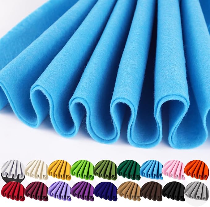 IONTACH 36" X 36" Soft Felt Fabric 1.6mm Thick | Felt Sheets by IONTACH