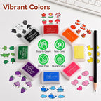 WAYCOM 18Pcs Linoleum Blocks for Printmaking: Linocut kit - Image 5