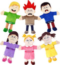 6 Pcs Feelings Hand Puppets Emotion Toys Set, 12 Inch Expression Puppets by JUSTQUNSEEN