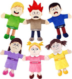 6 Pcs Feelings Hand Puppets Emotion Toys Set, 12 Inch Expression Puppets by JUSTQUNSEEN