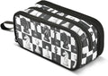 Chess Checkered Plaid Pencil Case Box Boys Girls Large Pencil Pouch Zipper by BOENLE-WELCOMEYOURCOMING