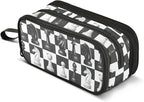 Chess Checkered Plaid Pencil Case Box Boys Girls Large Pencil Pouch Zipper by BOENLE-WELCOMEYOURCOMING