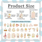 Enamel Food Charms Cute Assorted Food Pendants Sweet Dessert Charms - Image 2