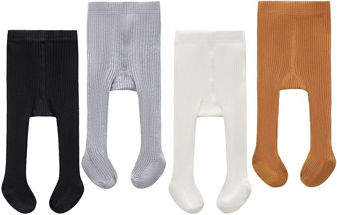 CECORC Baby Girls Tights Toddler Cable Knit Leggings Thick Cotton Infant Stockings Pantyhose 1-10T