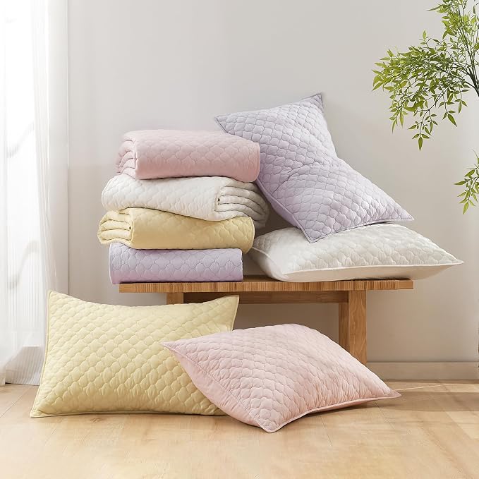 HORIMOTE HOME Cream Quilt Queen Size, Lightweight Quilts - Image 6