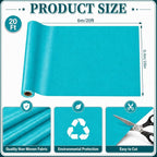 Teal Blue Bulletin Board Roll Non-Woven Fabric Poster 16in X 20ft | Back to - Image 2
