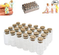 Super Z Outlet Mini Clear Glass Jars Bottles by SuperZOutlet