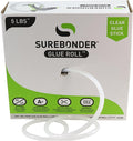 Surebonder RR-77 Full Size 77 ft. Clear All Temperature Hot Glue Stick Roll/Rope by Surebonder
