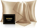 INFIIXSO Mulberry Silk Pillow Cases King Size Set of 2, Silk Pillowcase by INFIIXSO