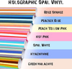 TECKWRAP Holographic Opal Craft Vinyl 12" x 12" 7 Sheets/Pack - Image 3
