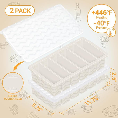 1/2 Cup Silicone Freezer Molds - Image 2