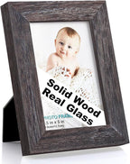 RPJC 3.5x5 inch Picture Frame Made of Solid Wood High Definition Glass by RPJC