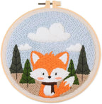 Myfelicity Punch Needle Kit for Beginners – Fox Pattern, Includes Threads & - Image 5