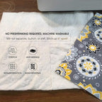 Zipcase 90 Inches X 108 Inches Queen Size Warm Soft Natural Cotton Batting - Image 5
