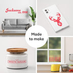 Cricut Removable Vinyl, Cardinal Red, Wall Decals, in-House Décor - Image 4