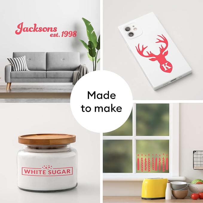 Cricut Removable Vinyl, Cardinal Red, Wall Decals, in-House Décor - Image 4