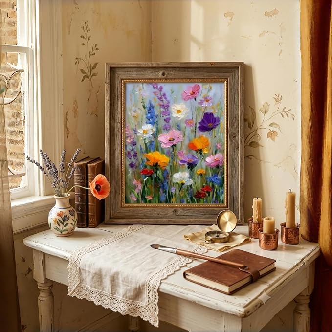 CHWGLFGG Paint by Numbers Kit for Adults Beginner, Floral Wildflower Adult - Image 3