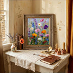 CHWGLFGG Paint by Numbers Kit for Adults Beginner, Floral Wildflower Adult - Image 3