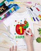 sunacme Fabric Markers Pen, 32 Colors Permanent Fabric Paint Pens - Image 6